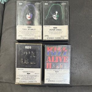 Kiss Cassette Tapes 70s
